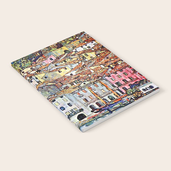 Gustav Klimt Malcesine on Lake Garda Notebook Gallery Image 1