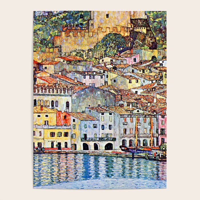 Gustav Klimt Malcesine on Lake Garda Poster Gallery Image 4