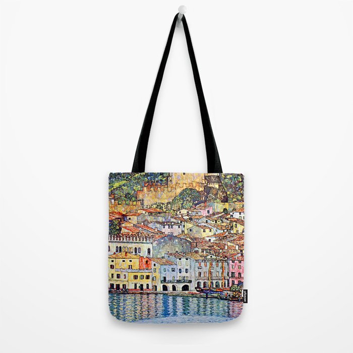 Gustav Klimt Malcesine on Lake Garda Tote Bag Gallery Image 2