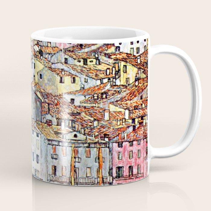 Gustav Klimt Malcesine on Lake Garda Coffee Mug Gallery Image 1