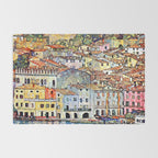 Gustav Klimt Malcesine on Lake Garda Rug Gallery Image 2