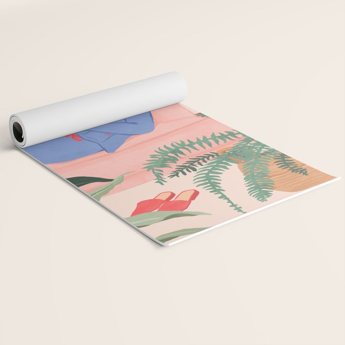 Reading with The Plants Yoga Mat Gallery Image 2