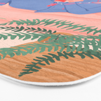 Reading with The Plants Bath Mat Gallery Image 3