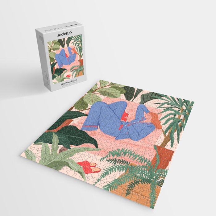 Reading with The Plants Jigsaw Puzzle Gallery Image 2