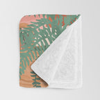 Reading with The Plants Throw Blanket Gallery Image 3