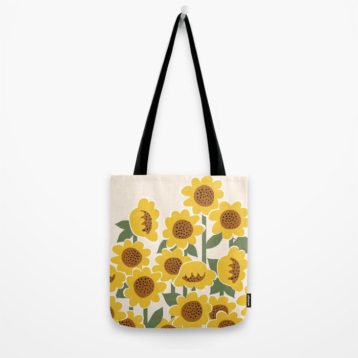 Sunny Flowers - 3 Tote Bag Gallery Image 2