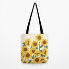Sunny Flowers - 3 Tote Bag Gallery Image 2