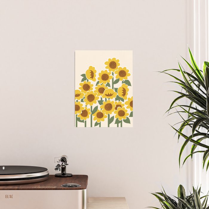 Sunny Flowers - 3 Poster Gallery Image 2