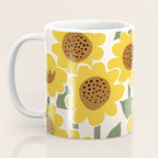 Sunny Flowers - 3 Coffee Mug Gallery Image 3