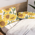 Sunny Flowers - 3 Pillow Sham Gallery Image 2