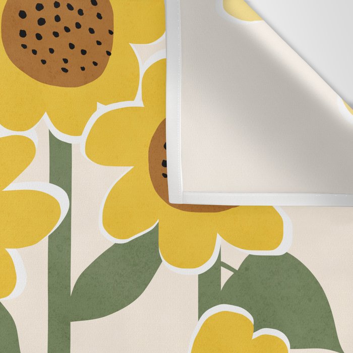 Sunny Flowers - 3 Wall Tapestry Gallery Image 3