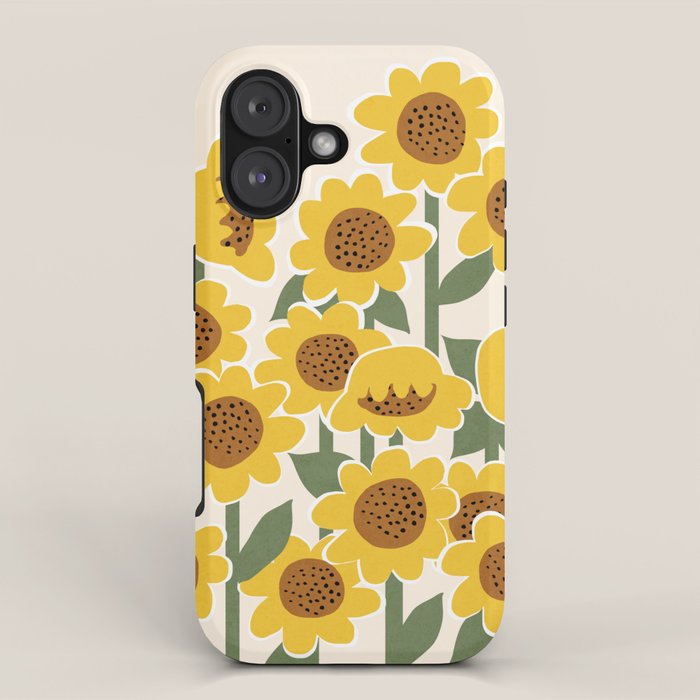 Sunny Flowers - 3 iPhone Case Gallery Image 1