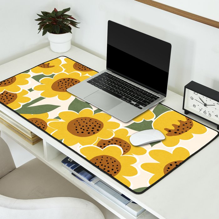 Sunny Flowers - 3 Desk Mat Gallery Image 2