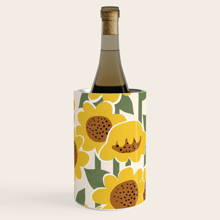 Sunny Flowers - 3 Wine Chiller Gallery Image 1