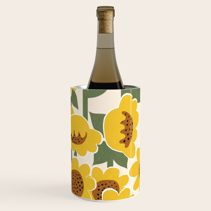 Sunny Flowers - 3 Wine Chiller Gallery Image 3