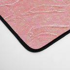 Van Gogh Irises Still Life With Pink Background Desk Mat Gallery Image 4