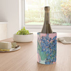 Van Gogh Irises Still Life With Pink Background Wine Chiller Gallery Image 4