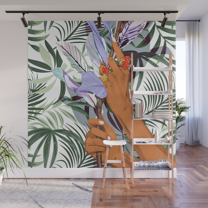 Merging: Nature & Humanity Wall Mural Gallery Image 1