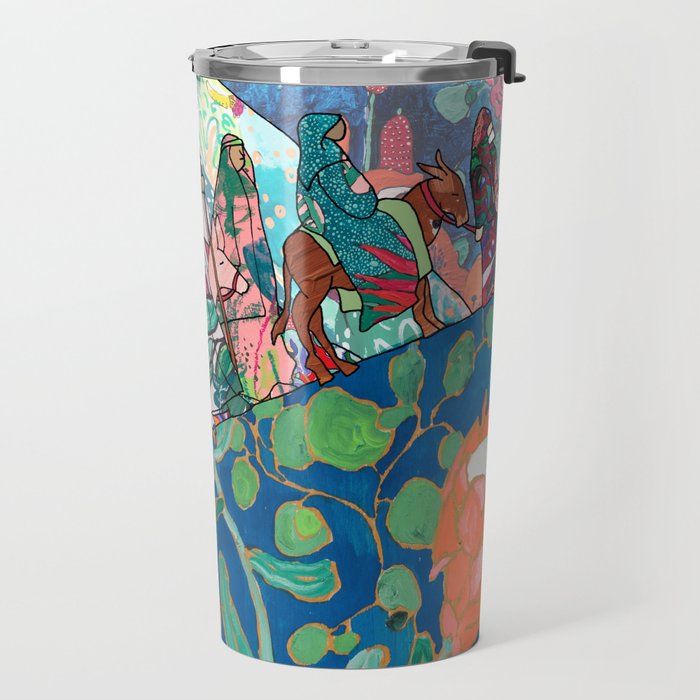 Floral Migrant Quilt Travel Mug Gallery Image 2