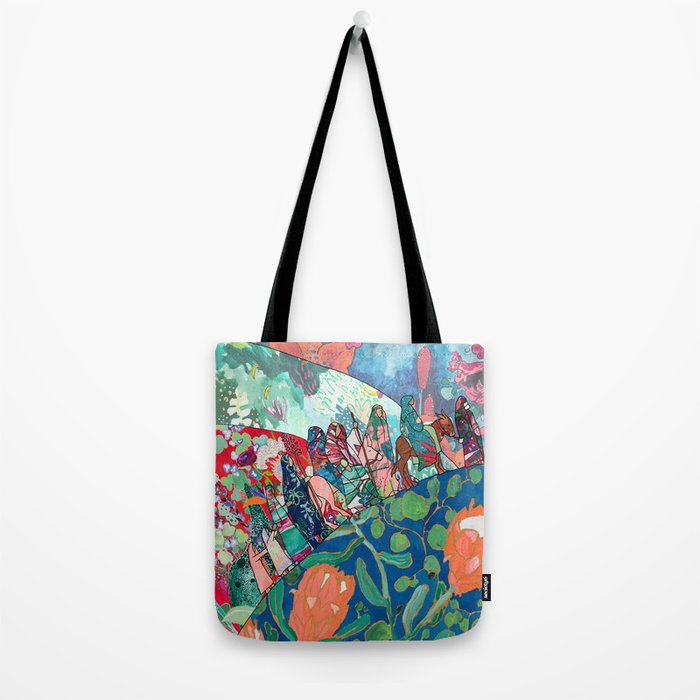 Floral Migrant Quilt Tote Bag Gallery Image 2