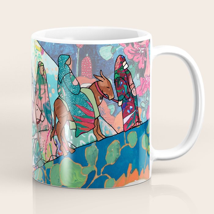 Floral Migrant Quilt Coffee Mug Gallery Image 1