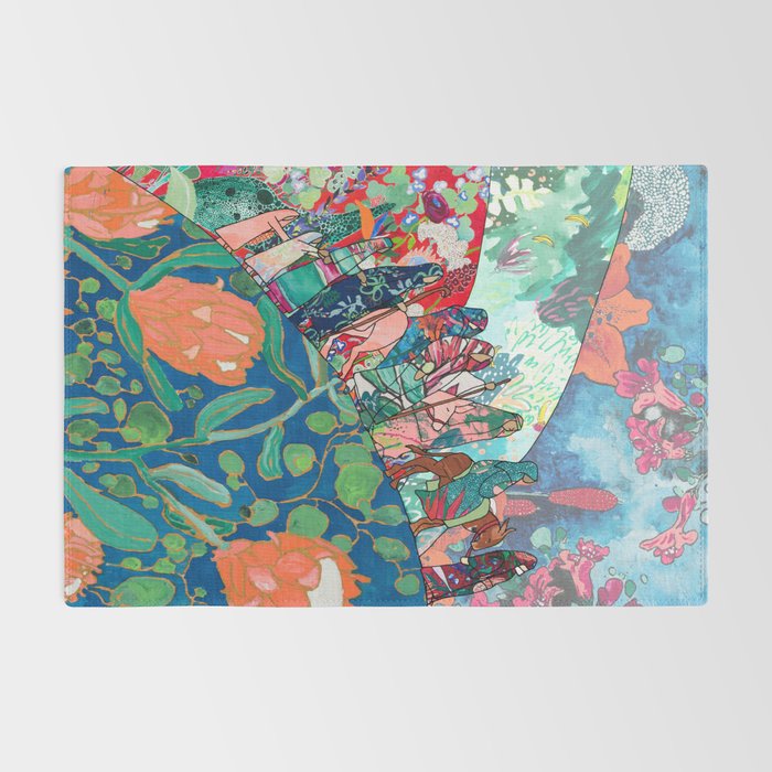 Floral Migrant Quilt Rug Gallery Image 2