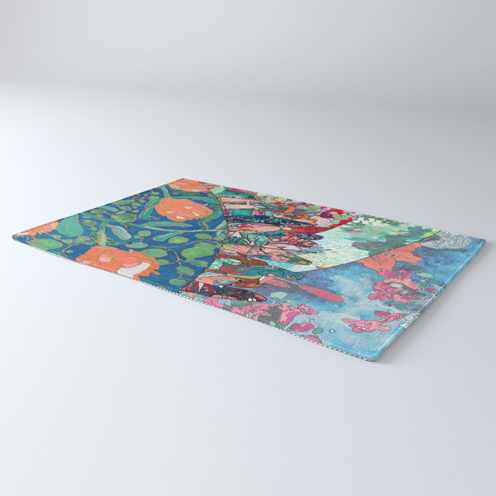 Floral Migrant Quilt Rug Gallery Image 3