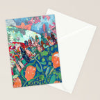 Floral Migrant Quilt Stationery Card Gallery Image 2