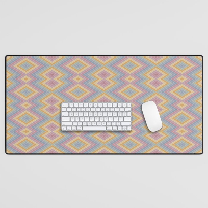 Boho Western Geometric Pattern III Desk Mat Gallery Image 1
