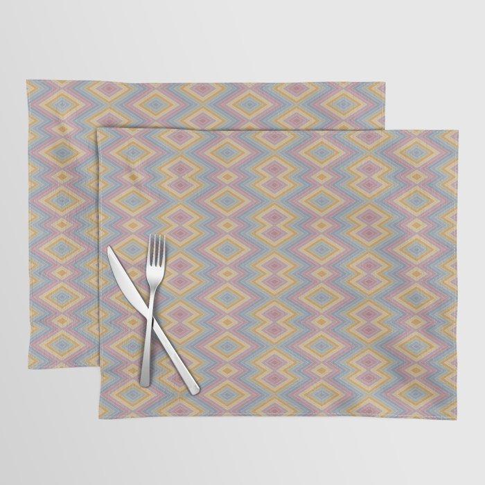 Boho Western Geometric Pattern III Placemat Gallery Image 1