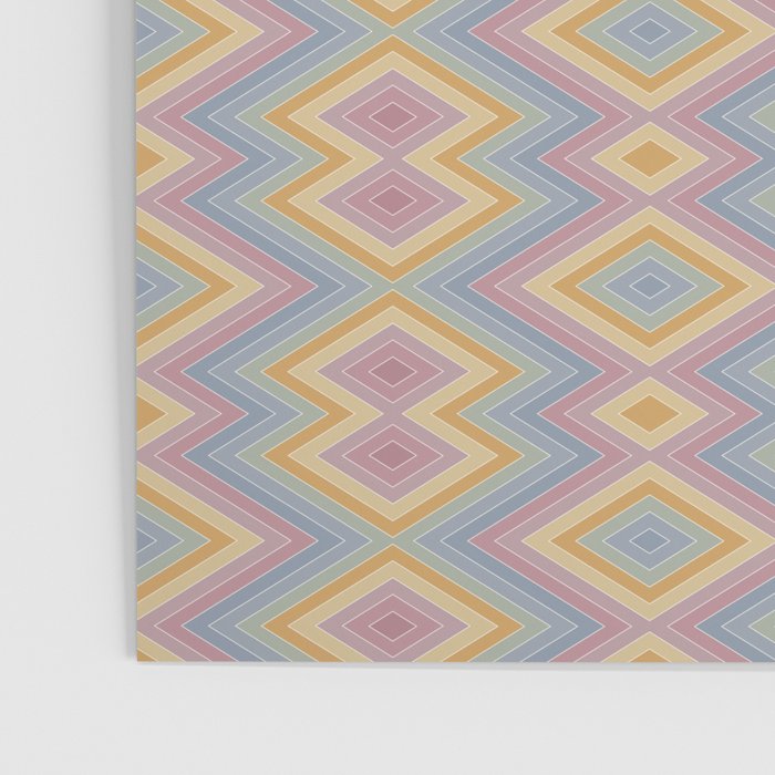 Boho Western Geometric Pattern III Poster Gallery Image 3