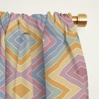 Boho Western Geometric Pattern III Window Curtain Gallery Image 2