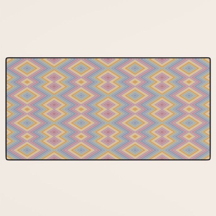 Boho Western Geometric Pattern III Desk Mat Gallery Image 3