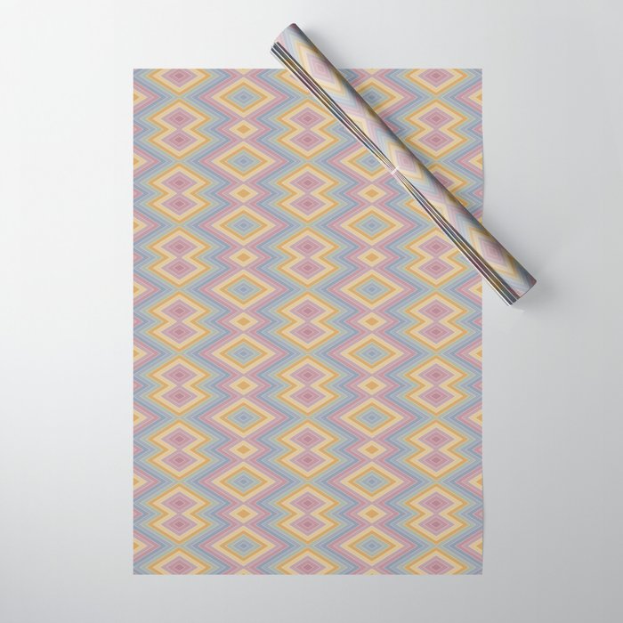 Boho Western Geometric Pattern III Wrapping Paper Gallery Image 1