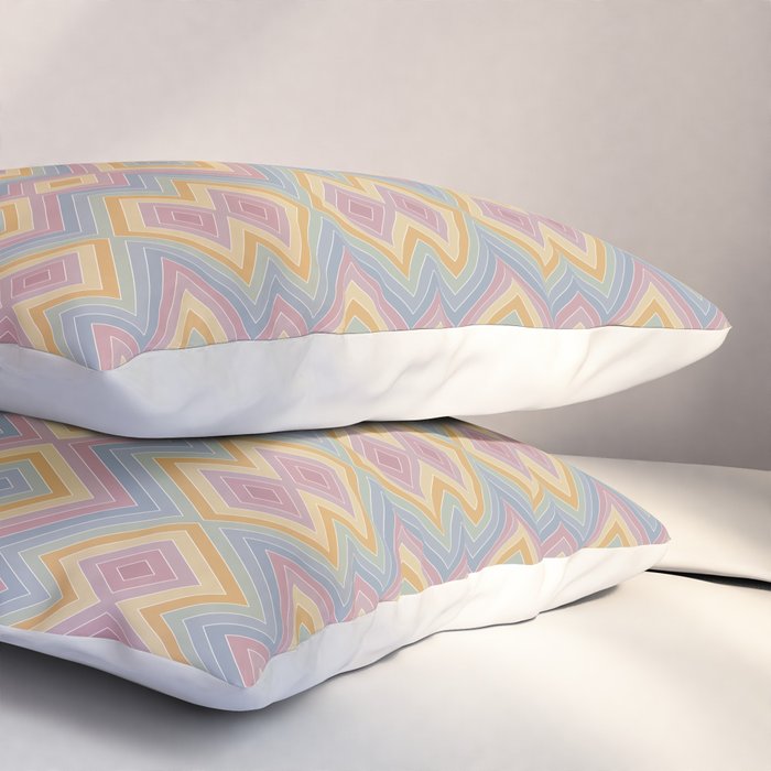 Boho Western Geometric Pattern III Pillow Sham Gallery Image 3