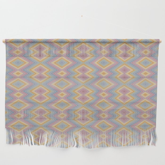 Boho Western Geometric Pattern III Wall Hanging Gallery Image 1