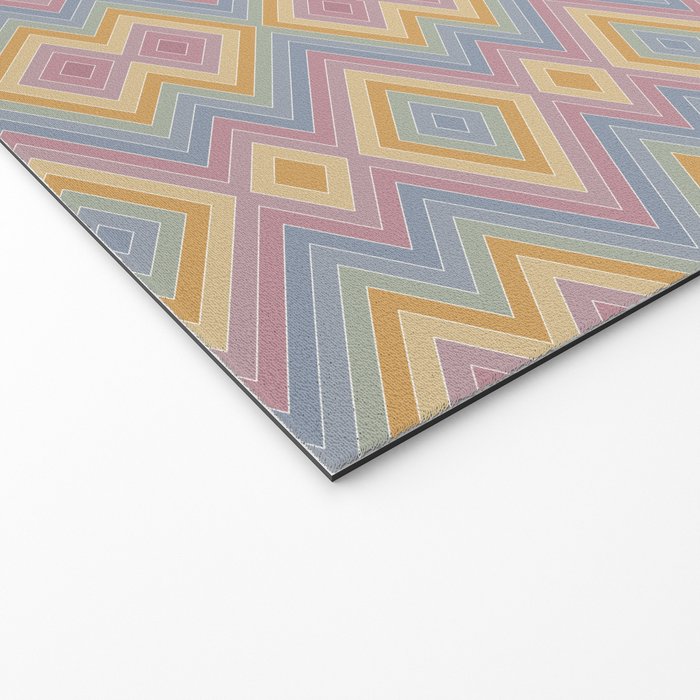 Boho Western Geometric Pattern III Welcome Mat Gallery Image 2