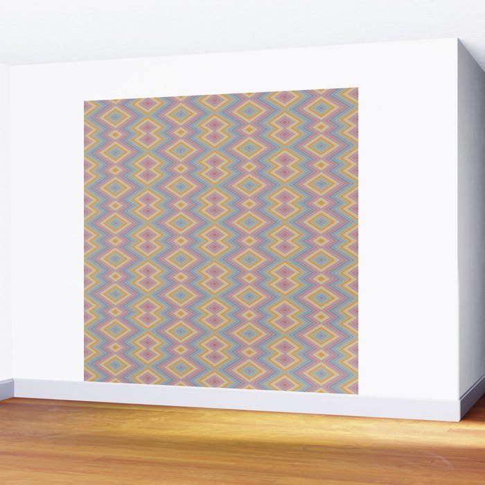 Boho Western Geometric Pattern III Wall Mural Gallery Image 2