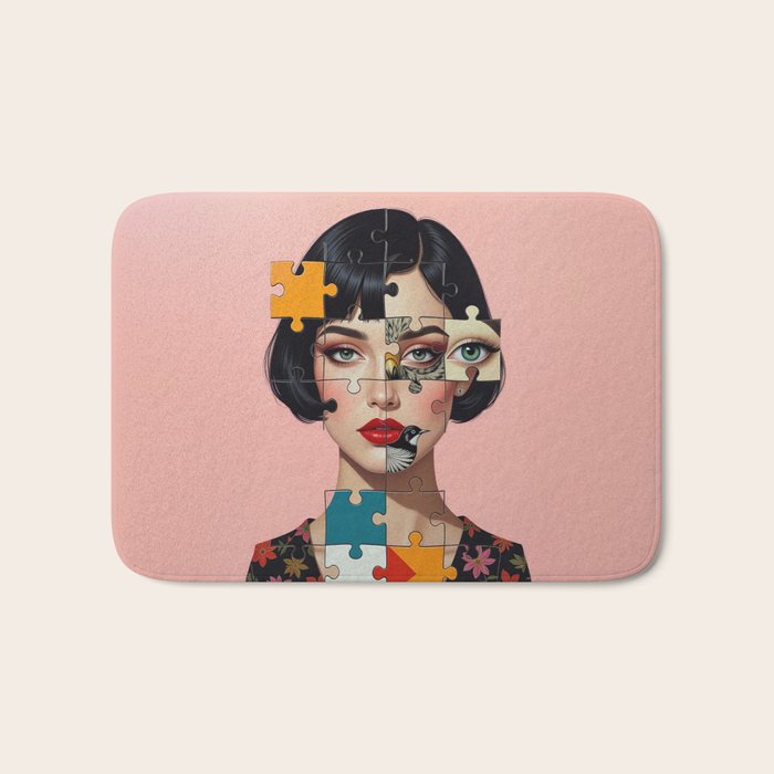 Puzzle Girl Lulu Bath Mat Gallery Image 1