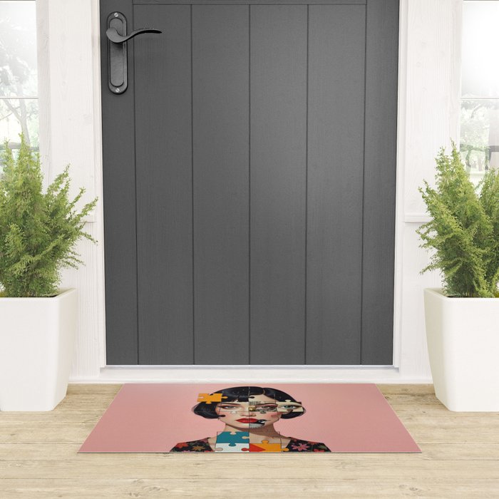Puzzle Girl Lulu Welcome Mat Gallery Image 3