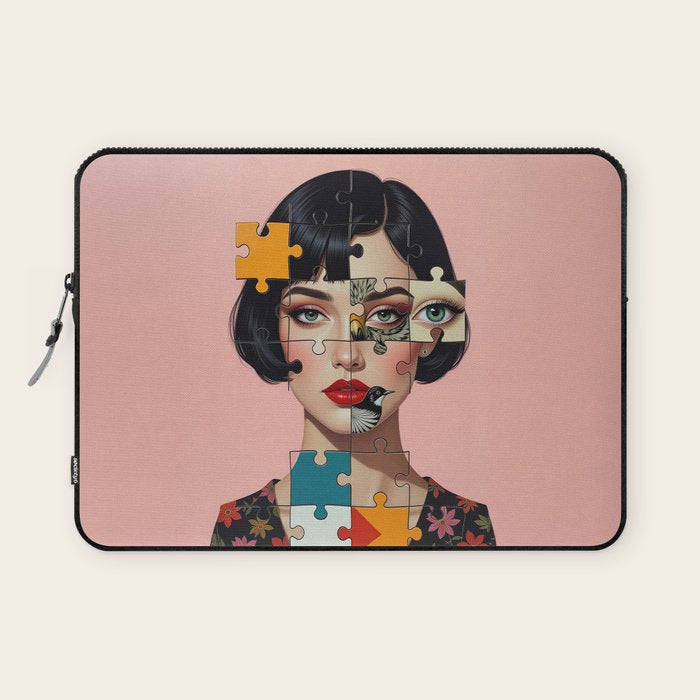 Puzzle Girl Lulu Laptop Sleeve Gallery Image 1