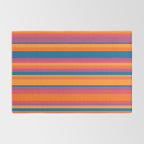 Classic Stripes III - Retro Rainbow  Rug Gallery Image 2
