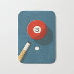 BILLIARDS / Ball 3 Bath Mat Gallery Image 1