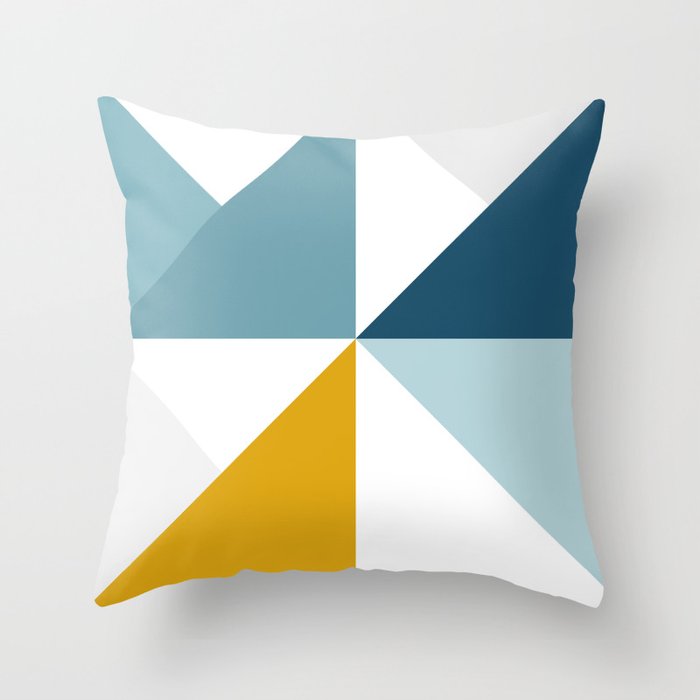 Modern Geometric 18/3 Throw Pillow Gallery Image 6