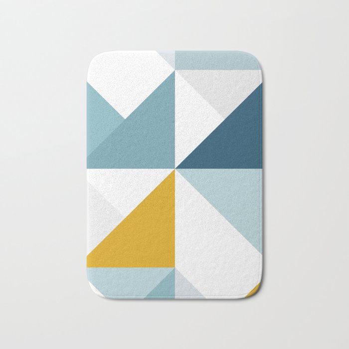 Modern Geometric 18/3 Bath Mat Gallery Image 1
