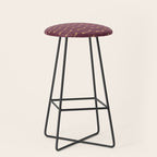 Dragonfly Pattern XIII Mauve Stool Gallery Image 1