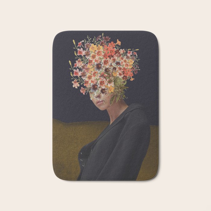 Floral Portrait 38 Bath Mat Gallery Image 1