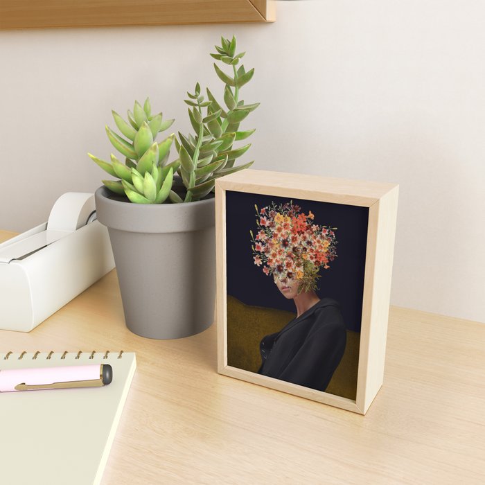 Floral Portrait 38 Mini Art Print Gallery Image 2