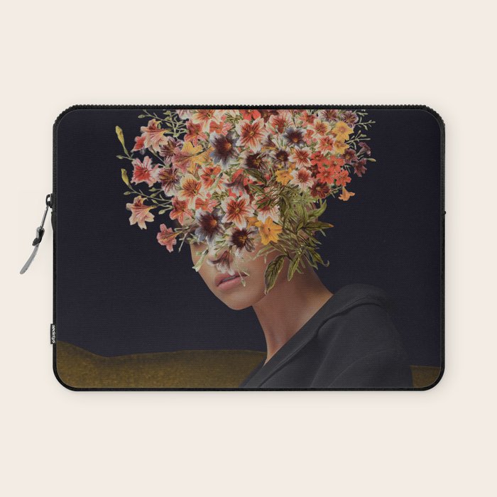 Floral Portrait 38 Laptop Sleeve Gallery Image 1