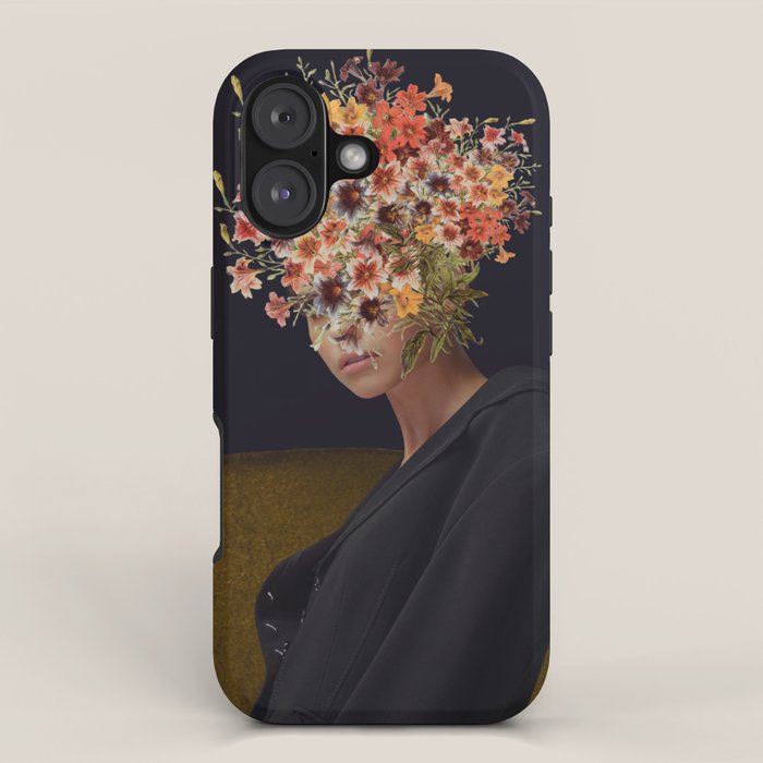Floral Portrait 38 iPhone Case Gallery Image 1